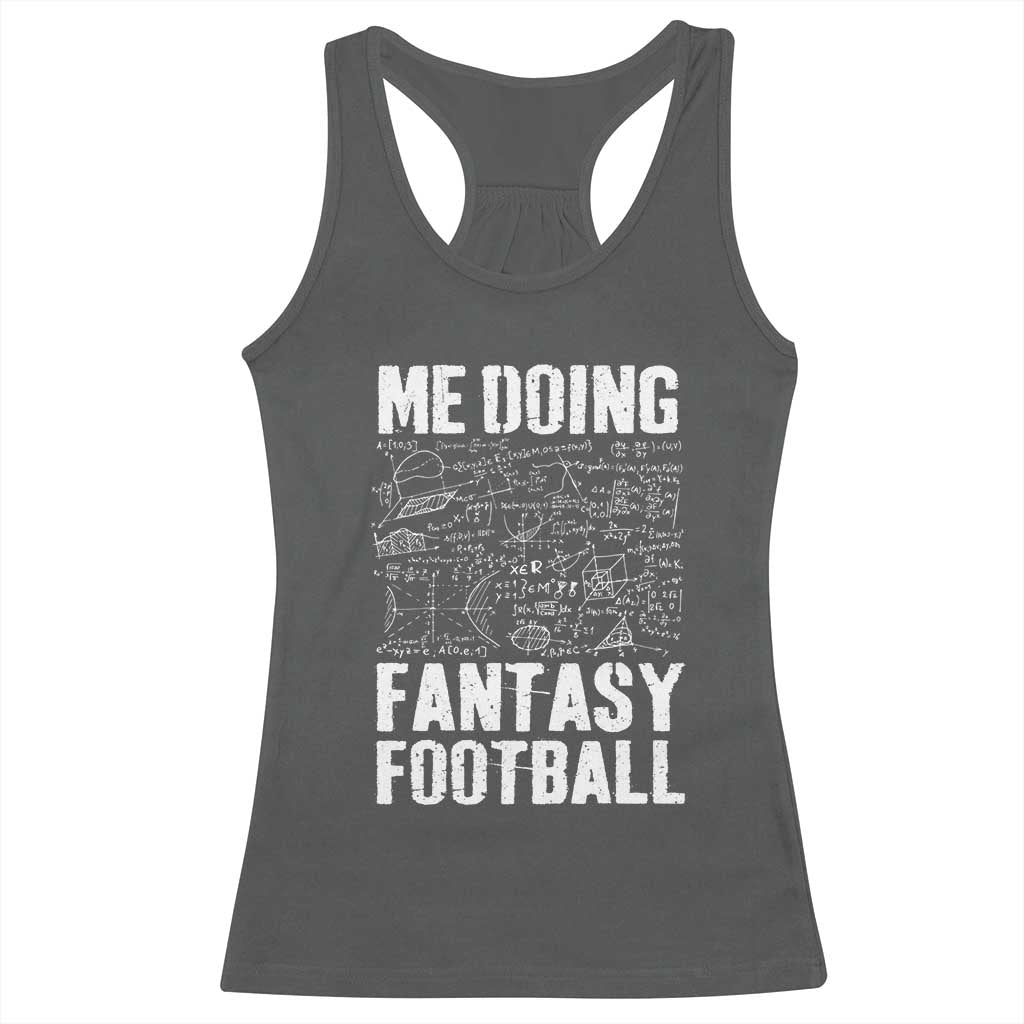 Funny Fantasy Football Racerback Tank Top Draft Party Commish FFL Vintage Touchdown Season TS10 Dark Heather Print Your Wear