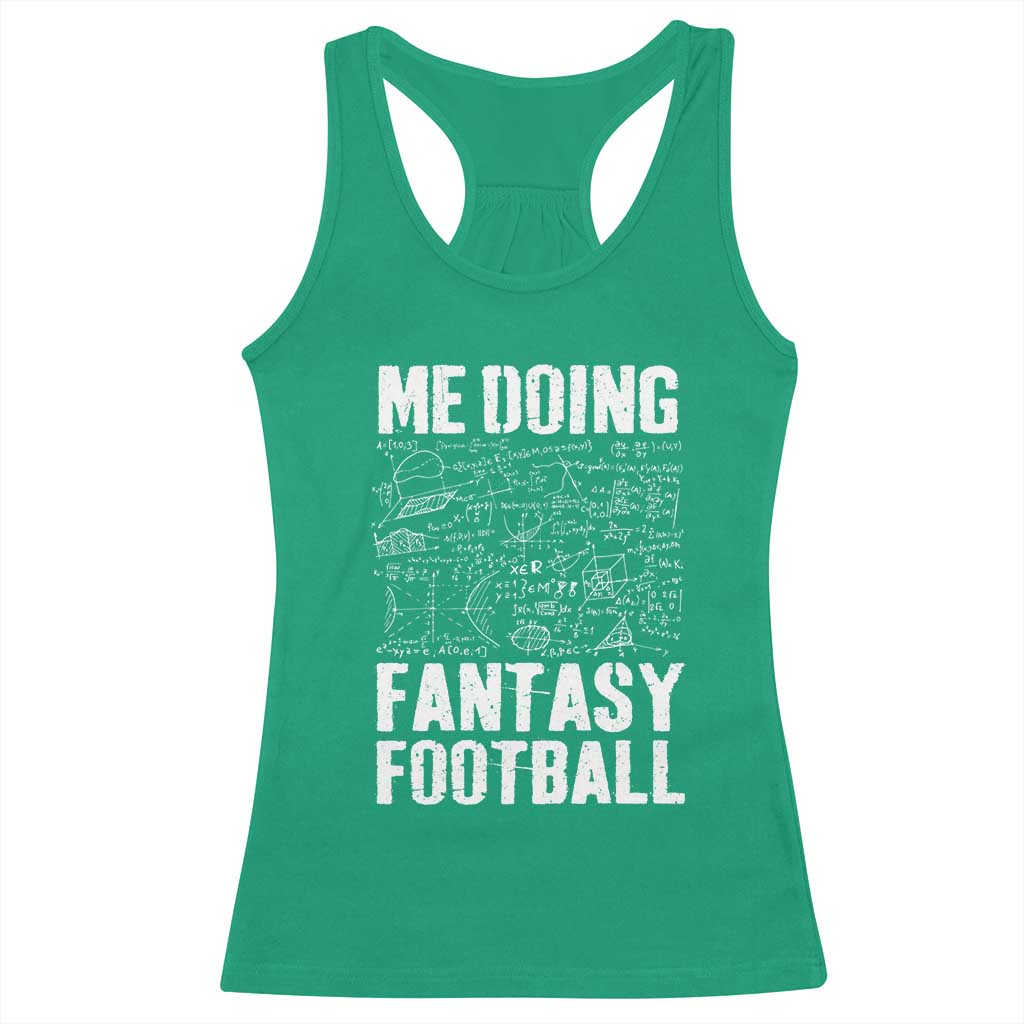 Funny Fantasy Football Racerback Tank Top Draft Party Commish FFL Vintage Touchdown Season TS10 Irish Green Print Your Wear