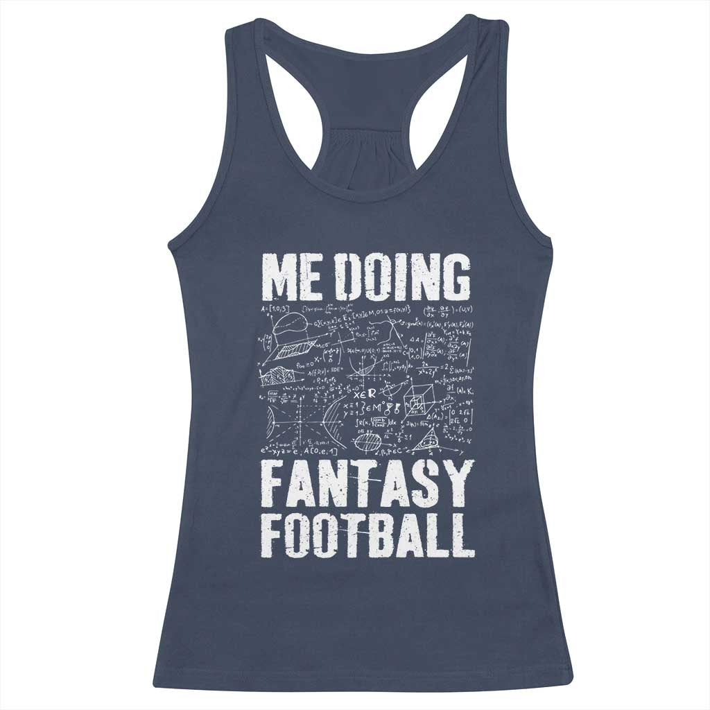 Funny Fantasy Football Racerback Tank Top Draft Party Commish FFL Vintage Touchdown Season TS10 Navy Print Your Wear