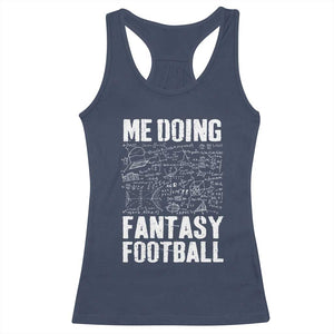 Funny Fantasy Football Racerback Tank Top Draft Party Commish FFL Vintage Touchdown Season TS10 Navy Print Your Wear
