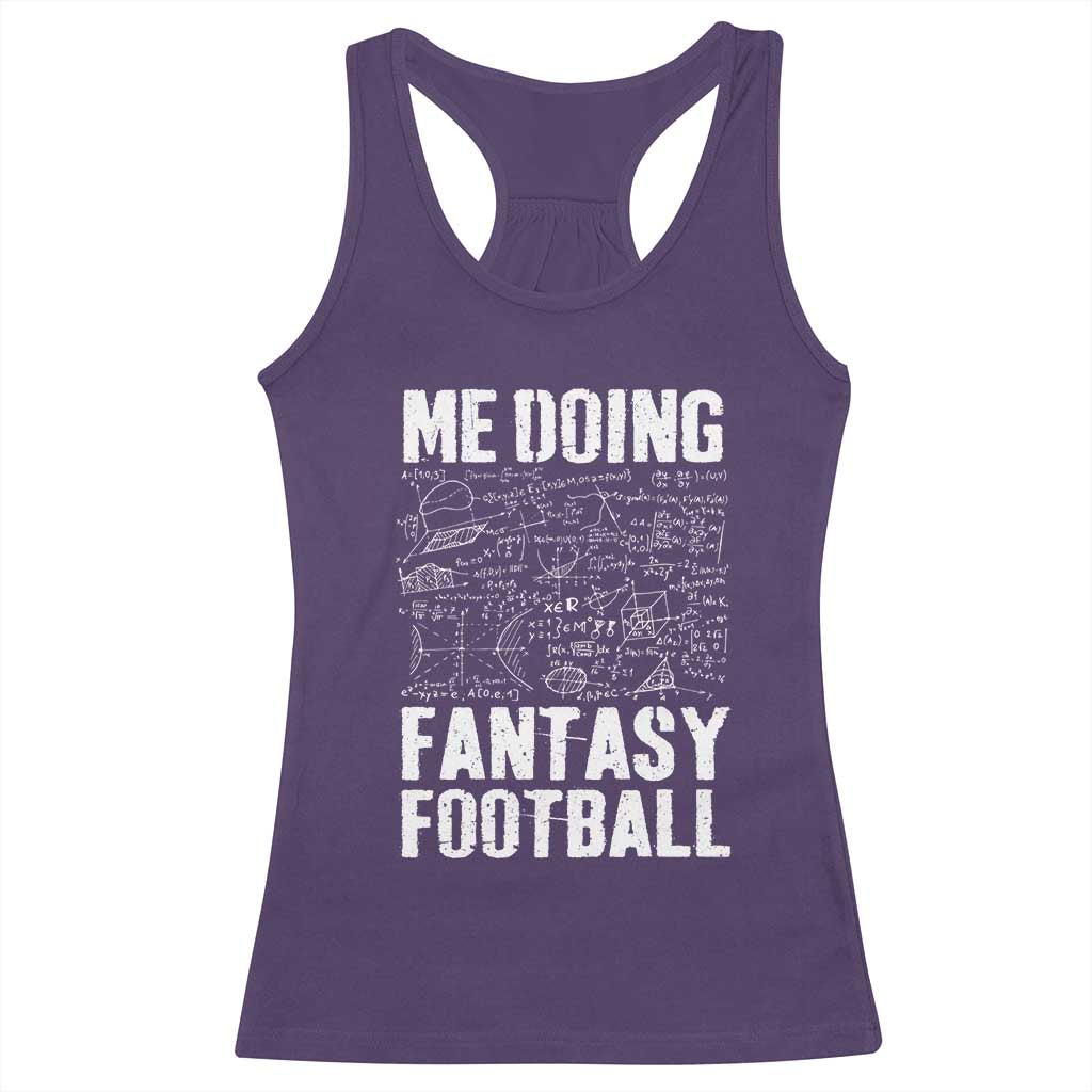 Funny Fantasy Football Racerback Tank Top Draft Party Commish FFL Vintage Touchdown Season TS10 Purple Print Your Wear