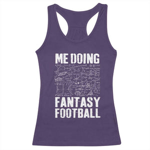 Funny Fantasy Football Racerback Tank Top Draft Party Commish FFL Vintage Touchdown Season TS10 Purple Print Your Wear