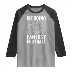 Funny Fantasy Football Raglan Shirt Draft Party Commish FFL Vintage Touchdown Season TS10 Sport Gray Black Print Your Wear
