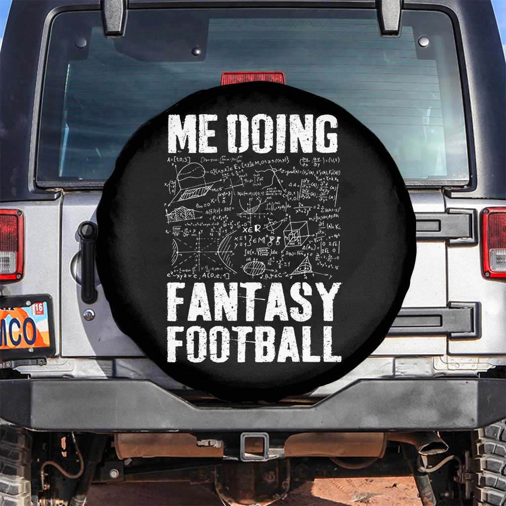 Funny Fantasy Football Spare Tire Cover Draft Party Commish FFL Vintage Touchdown Season TS10 No hole Black Print Your Wear
