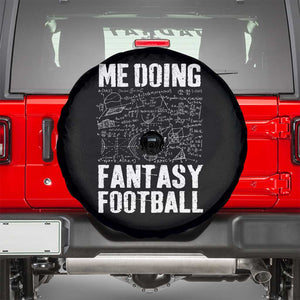 Funny Fantasy Football Spare Tire Cover Draft Party Commish FFL Vintage Touchdown Season TS10 Black Print Your Wear