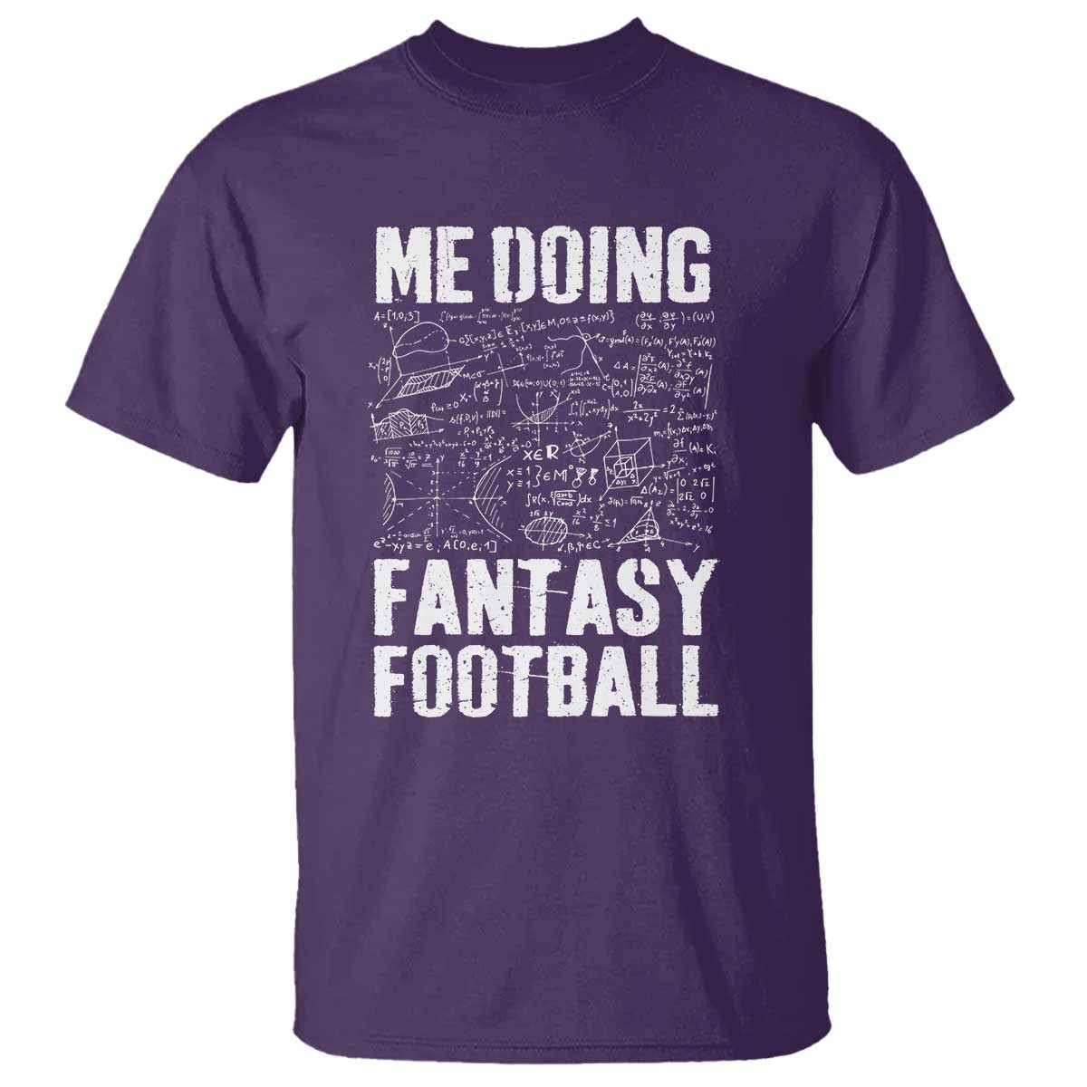 Funny Fantasy Football T Shirt Draft Party Commish FFL Vintage Touchdown Season TS10 Purple Print Your Wear