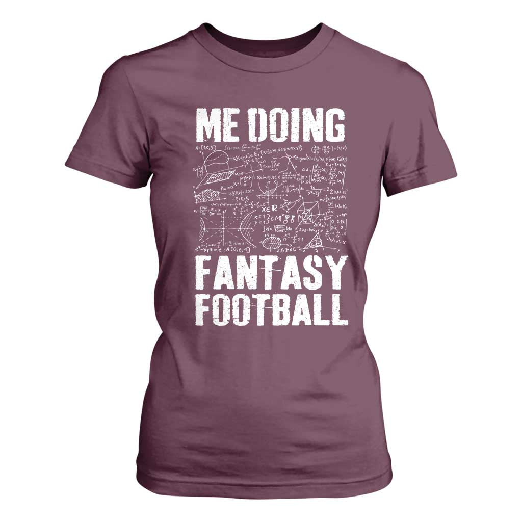 Funny Fantasy Football T Shirt For Women Draft Party Commish FFL Vintage Touchdown Season TS10 Maroon Print Your Wear
