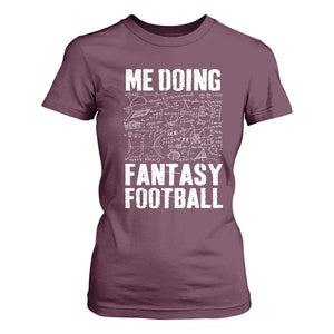Funny Fantasy Football T Shirt For Women Draft Party Commish FFL Vintage Touchdown Season TS10 Maroon Print Your Wear