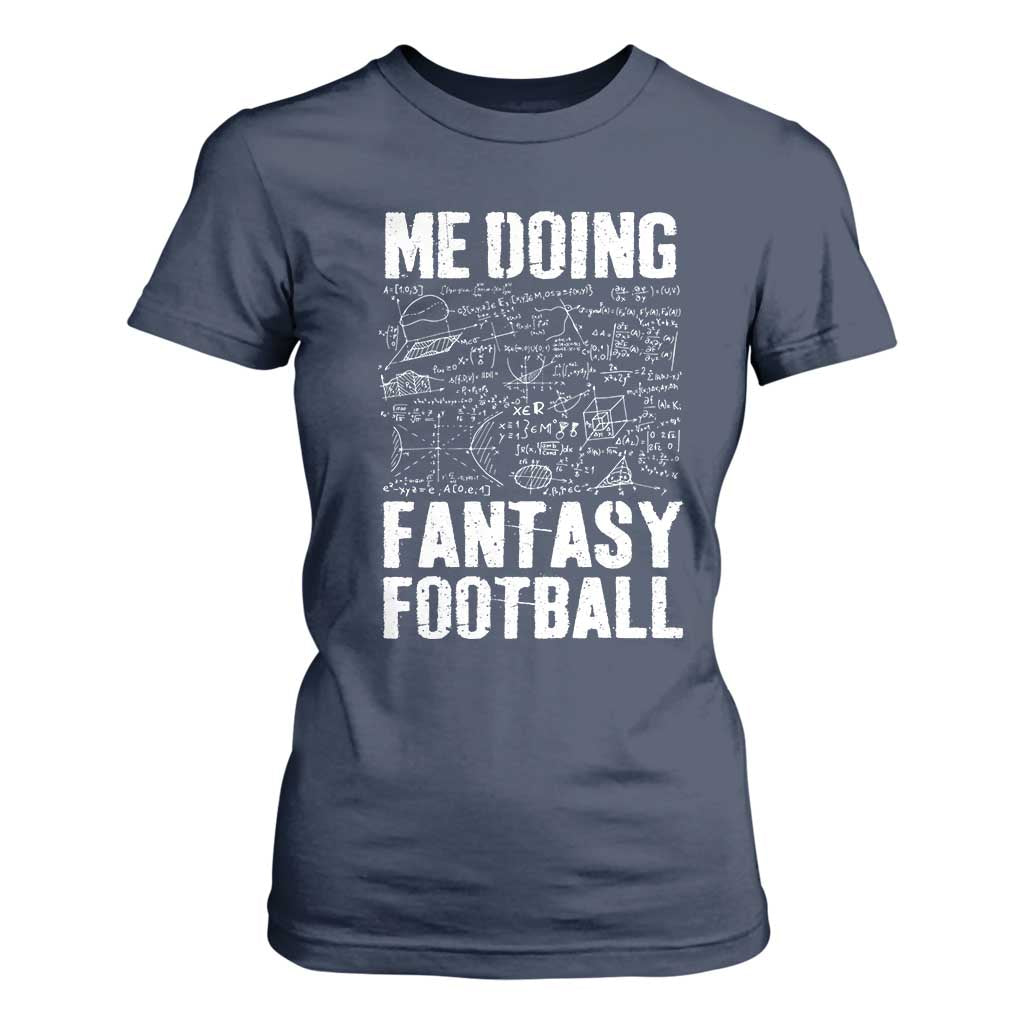 Funny Fantasy Football T Shirt For Women Draft Party Commish FFL Vintage Touchdown Season TS10 Navy Print Your Wear