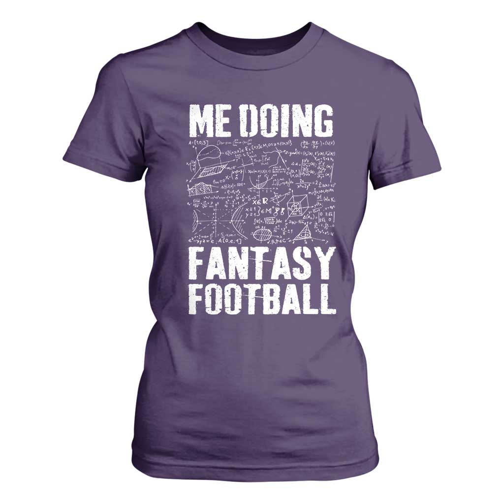 Funny Fantasy Football T Shirt For Women Draft Party Commish FFL Vintage Touchdown Season TS10 Purple Print Your Wear
