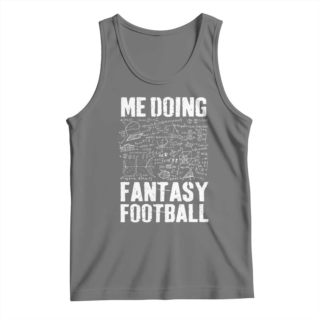 Funny Fantasy Football Tank Top Draft Party Commish FFL Vintage Touchdown Season TS10 Black Heather Print Your Wear