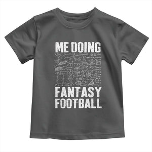 Funny Fantasy Football Toddler T Shirt Draft Party Commish FFL Vintage Touchdown Season TS10 Dark Heather Print Your Wear