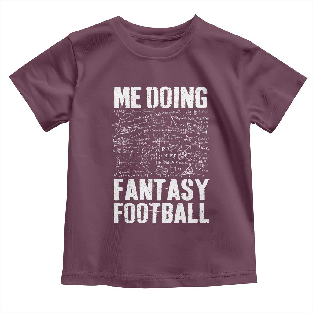 Funny Fantasy Football Toddler T Shirt Draft Party Commish FFL Vintage Touchdown Season TS10 Maroon Print Your Wear