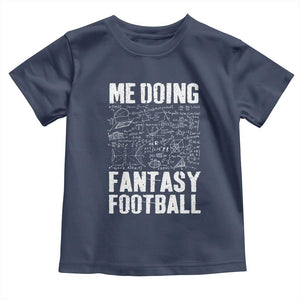 Funny Fantasy Football Toddler T Shirt Draft Party Commish FFL Vintage Touchdown Season TS10 Navy Print Your Wear