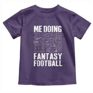 Funny Fantasy Football Toddler T Shirt Draft Party Commish FFL Vintage Touchdown Season TS10 Purple Print Your Wear