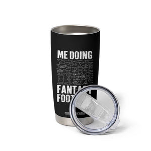 Funny Fantasy Football Tumbler Cup Draft Party Commish FFL Vintage Touchdown Season TS10 Print Your Wear