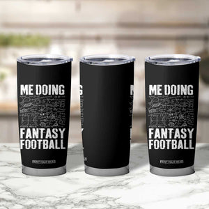 Funny Fantasy Football Tumbler Cup Draft Party Commish FFL Vintage Touchdown Season TS10 Print Your Wear