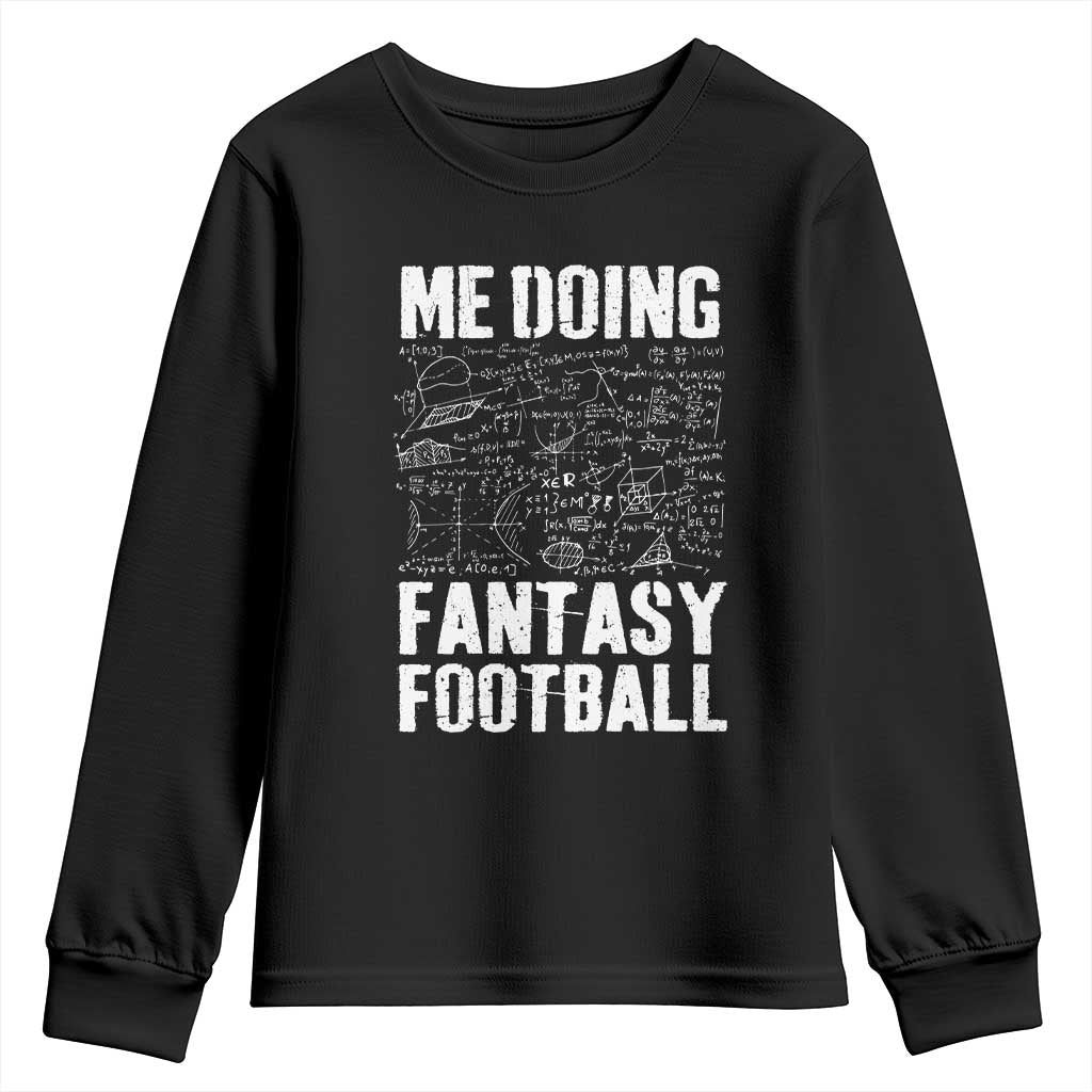 Funny Fantasy Football Youth Sweatshirt Draft Party Commish FFL Vintage Touchdown Season TS10 Black Print Your Wear
