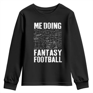 Funny Fantasy Football Youth Sweatshirt Draft Party Commish FFL Vintage Touchdown Season TS10 Black Print Your Wear