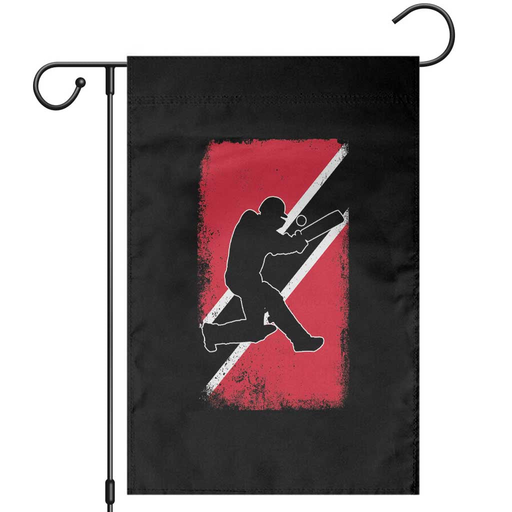 Trinidad and Tobago Cricket Garden Flag Retro Vintage Sport Trini Trinidadian Flag Cricket Fan TS10 Black Print Your Wear