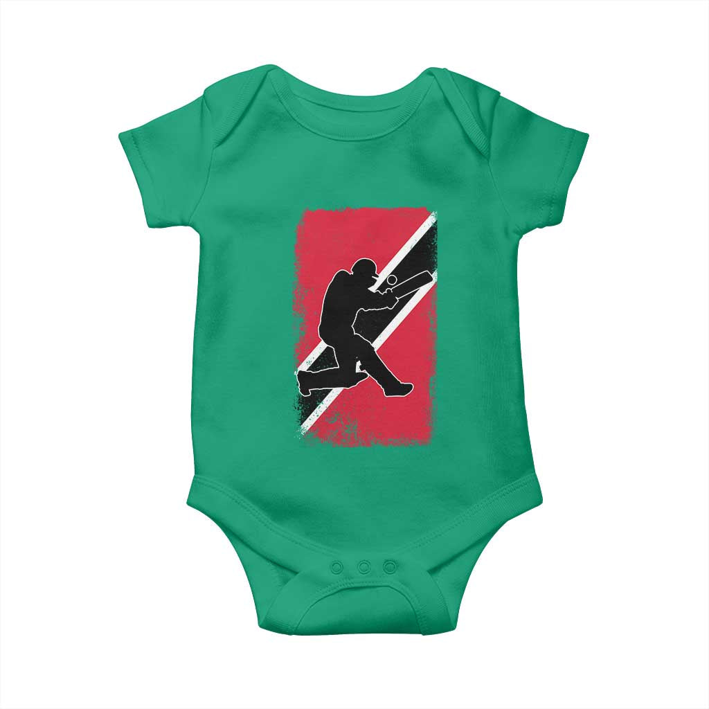 Trinidad and Tobago Cricket Baby Onesie Retro Vintage Sport Trini Trinidadian Flag Cricket Fan TS10 Irish Green Print Your Wear