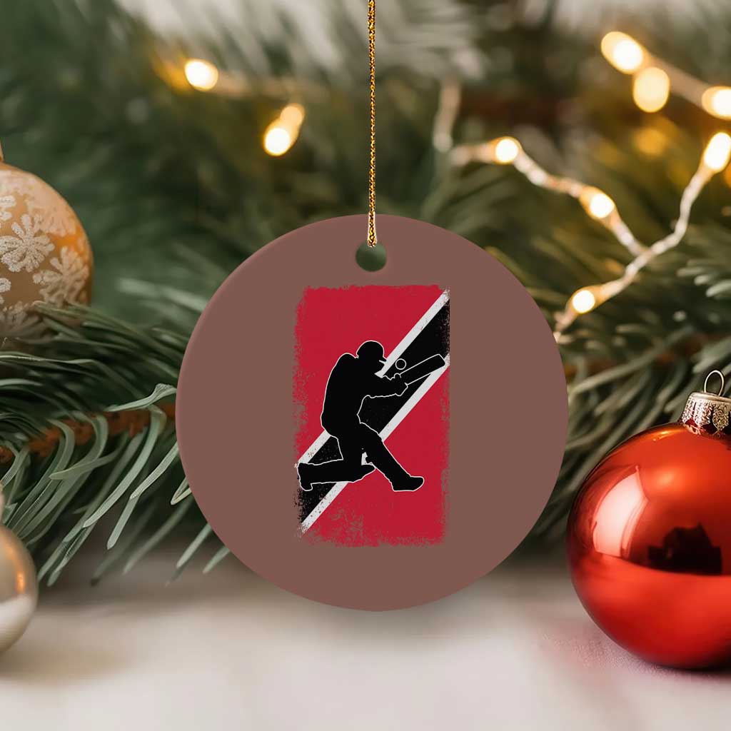 Trinidad and Tobago Cricket Ceramic Ornament Retro Vintage Sport Trini Trinidadian Flag Cricket Fan TS10 1pc Mocha Print Your Wear