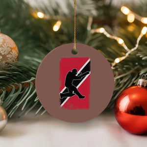 Trinidad and Tobago Cricket Ceramic Ornament Retro Vintage Sport Trini Trinidadian Flag Cricket Fan TS10 1pc Mocha Print Your Wear