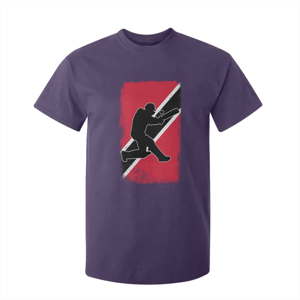 Trinidad and Tobago Cricket T Shirt For Kid Retro Vintage Sport Trini Trinidadian Flag Cricket Fan TS10 Purple Print Your Wear