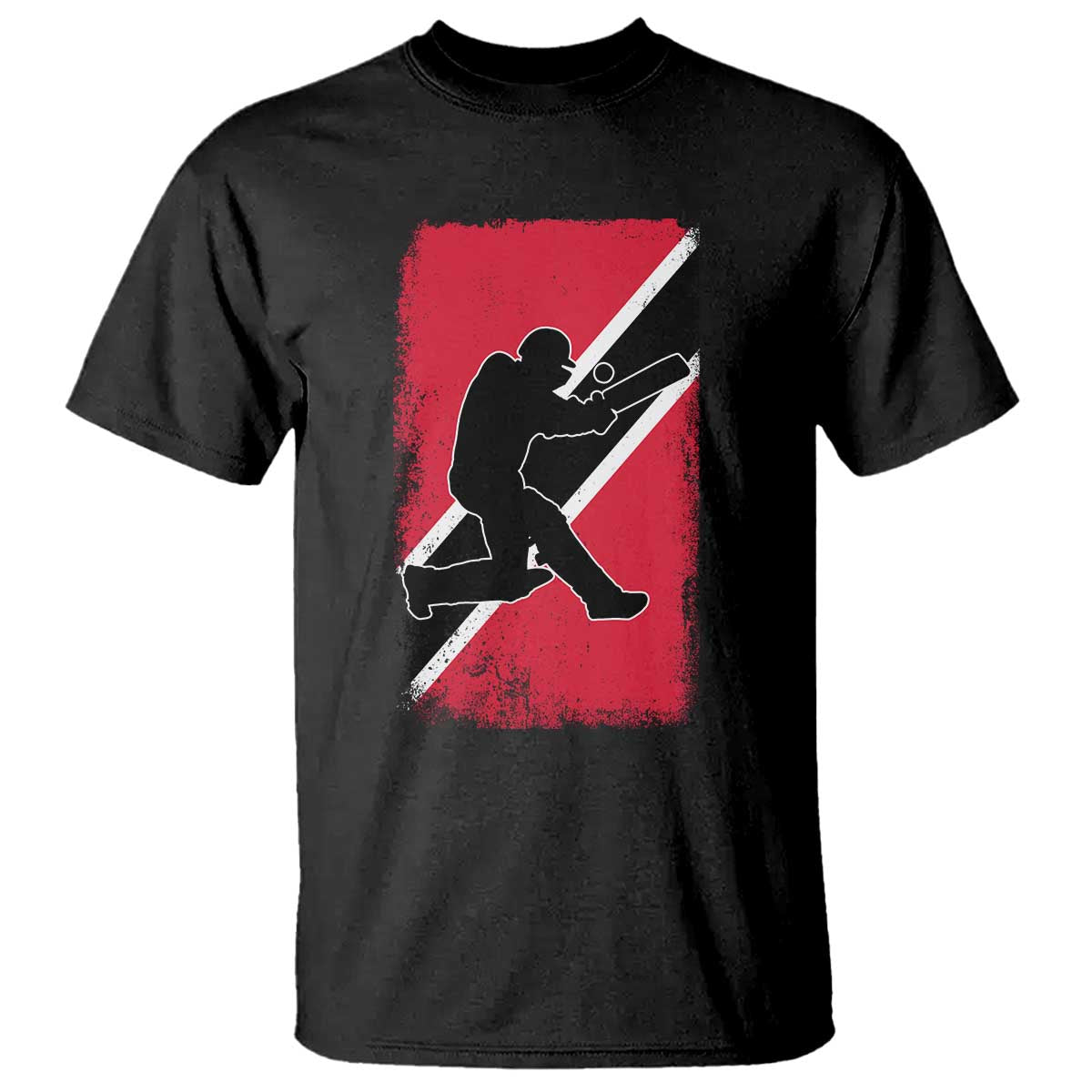 Trinidad and Tobago Cricket T Shirt Retro Vintage Sport Trini Trinidadian Flag Cricket Fan TS10 Black Print Your Wear