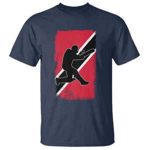 Trinidad and Tobago Cricket T Shirt Retro Vintage Sport Trini Trinidadian Flag Cricket Fan TS10 Navy Print Your Wear