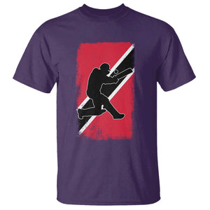 Trinidad and Tobago Cricket T Shirt Retro Vintage Sport Trini Trinidadian Flag Cricket Fan TS10 Purple Print Your Wear