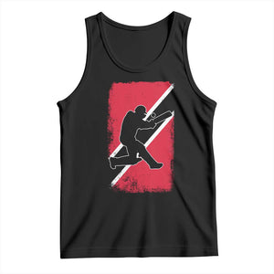 Trinidad and Tobago Cricket Tank Top Retro Vintage Sport Trini Trinidadian Flag Cricket Fan TS10 Black Print Your Wear