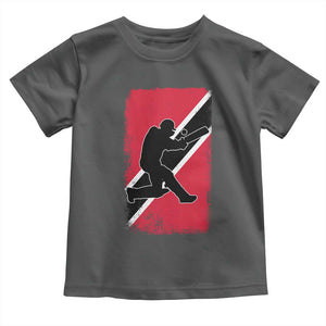 Trinidad and Tobago Cricket Toddler T Shirt Retro Vintage Sport Trini Trinidadian Flag Cricket Fan TS10 Dark Heather Print Your Wear