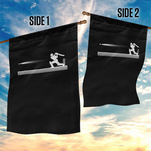 Cricket Player Garden Flag Powerful Batsman Shot Cricket Gifts TS10 Print Your Wear