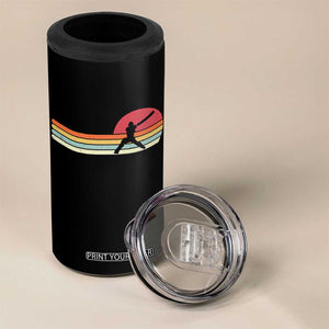 Retro Cricket Player 4 in 1 Can Cooler Tumbler Retro Vintage Sport Batsman Cricket Gifts TS10 Print Your Wear