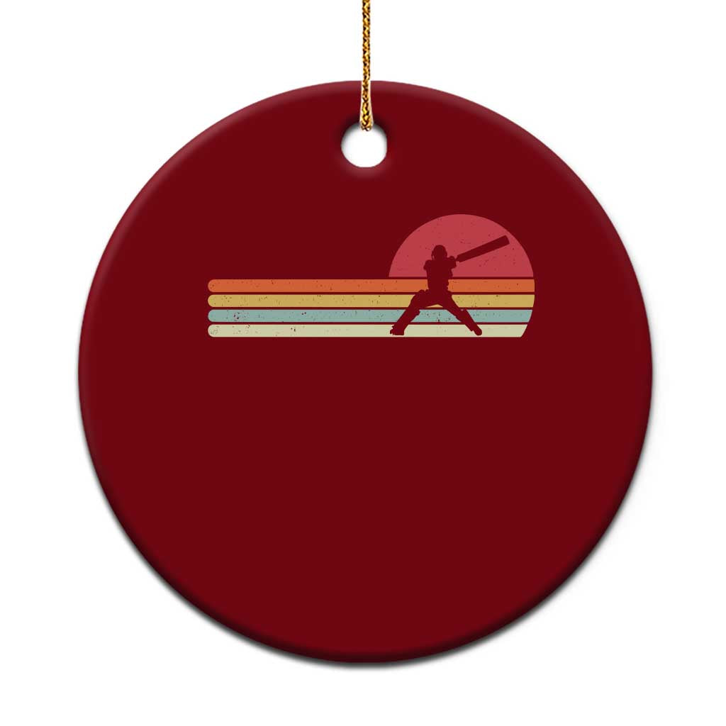 Retro Cricket Player Ceramic Ornament Retro Vintage Sport Batsman Cricket Gifts TS10 1pc Red Print Your Wear