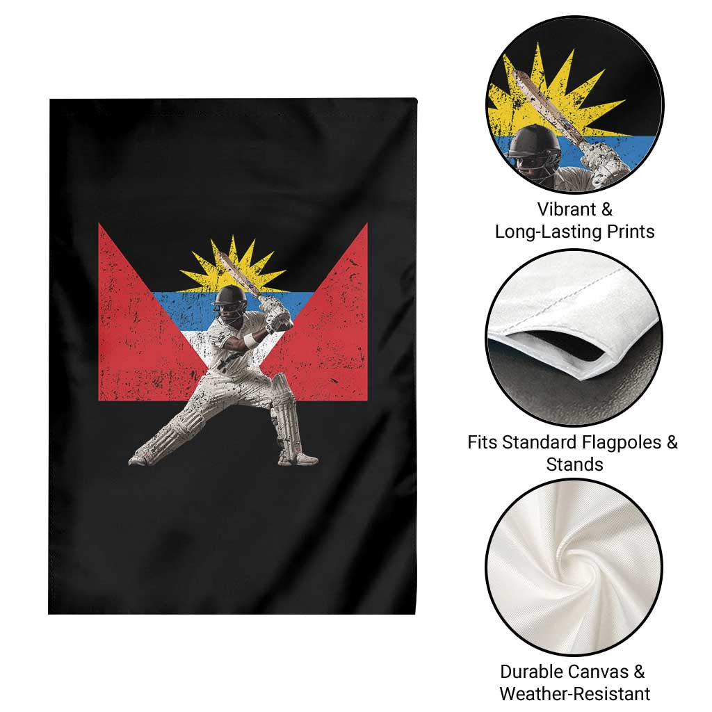 Antigua and Barbuda Cricket Garden Flag Retro Vintage Sport Antiguan Flag West Indies Fan TS10 Print Your Wear