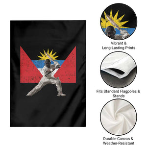 Antigua and Barbuda Cricket Garden Flag Retro Vintage Sport Antiguan Flag West Indies Fan TS10 Print Your Wear
