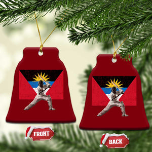 Antigua and Barbuda Cricket Ceramic Ornament Retro Vintage Sport Antiguan Flag West Indies Fan TS10 Print Your Wear