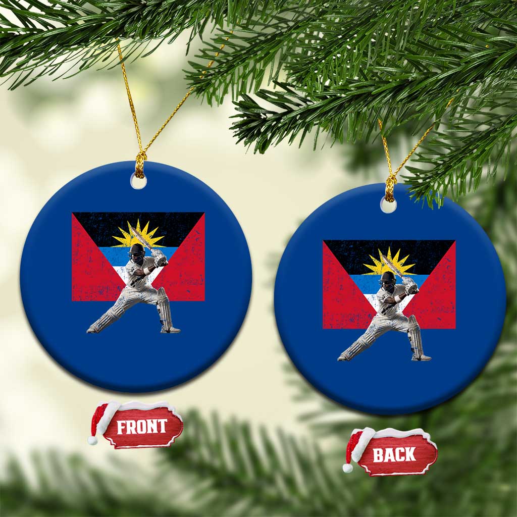 Antigua and Barbuda Cricket Ceramic Ornament Retro Vintage Sport Antiguan Flag West Indies Fan TS10 1pc Blue Print Your Wear
