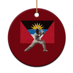 Antigua and Barbuda Cricket Ceramic Ornament Retro Vintage Sport Antiguan Flag West Indies Fan TS10 1pc Red Print Your Wear