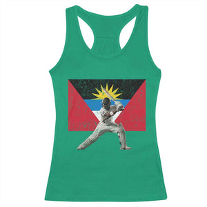 Antigua and Barbuda Cricket Racerback Tank Top Retro Vintage Sport Antiguan Flag West Indies Fan TS10 Irish Green Print Your Wear
