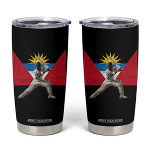 Antigua and Barbuda Cricket Tumbler Cup Retro Vintage Sport Antiguan Flag West Indies Fan TS10 Black Print Your Wear