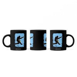 Saint Lucia Cricket Coffee Mug Retro Vintage Sport Saint Lucian Flag West Indies Cricket Fan TS10 Print Your Wear