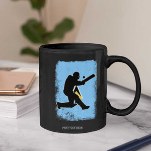 Saint Lucia Cricket Coffee Mug Retro Vintage Sport Saint Lucian Flag West Indies Cricket Fan TS10 Print Your Wear