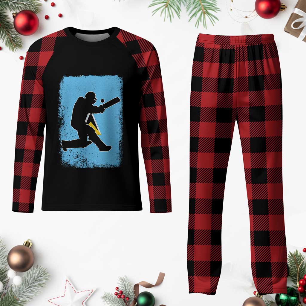 Saint Lucia Cricket Plaid Pajama Set Retro Vintage Sport Saint Lucian Flag West Indies Cricket Fan TS10 Buffalo Plaid Print Your Wear