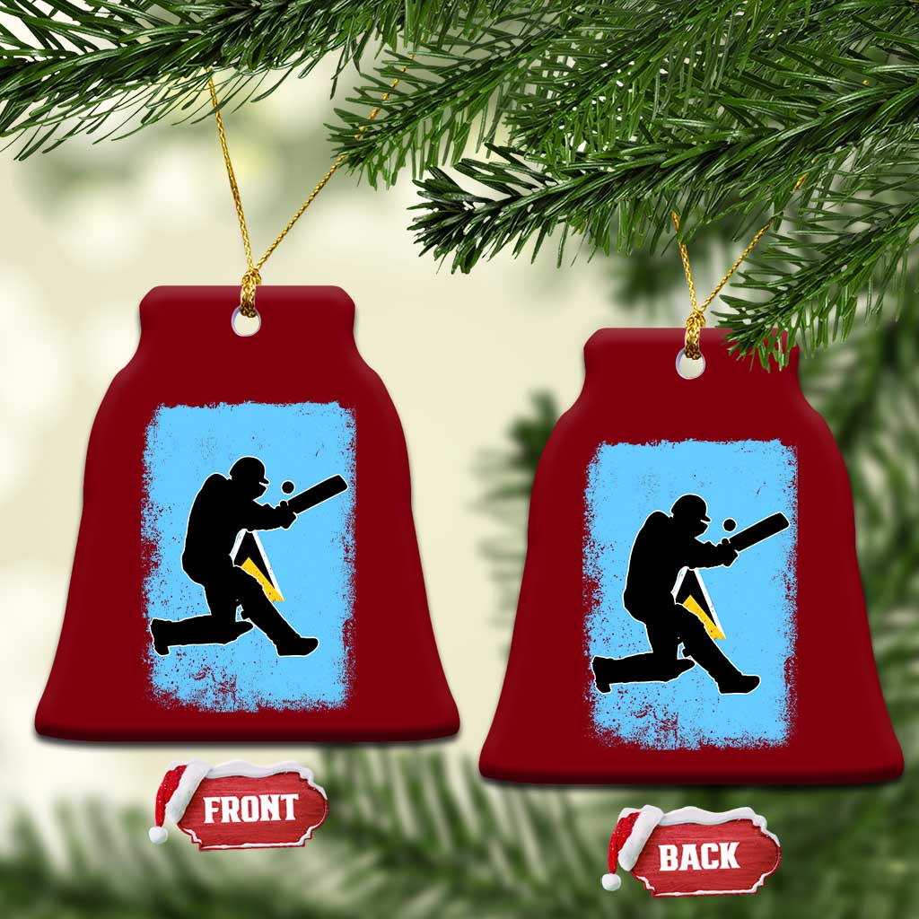 Saint Lucia Cricket Ceramic Ornament Retro Vintage Sport Saint Lucian Flag West Indies Cricket Fan TS10 Print Your Wear
