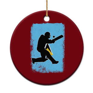 Saint Lucia Cricket Ceramic Ornament Retro Vintage Sport Saint Lucian Flag West Indies Cricket Fan TS10 1pc Red Print Your Wear
