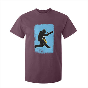 Saint Lucia Cricket T Shirt For Kid Retro Vintage Sport Saint Lucian Flag West Indies Cricket Fan TS10 Maroon Print Your Wear