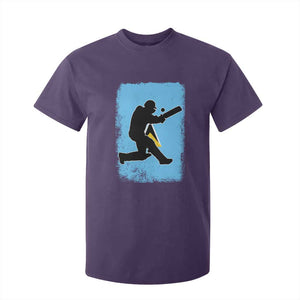 Saint Lucia Cricket T Shirt For Kid Retro Vintage Sport Saint Lucian Flag West Indies Cricket Fan TS10 Purple Print Your Wear